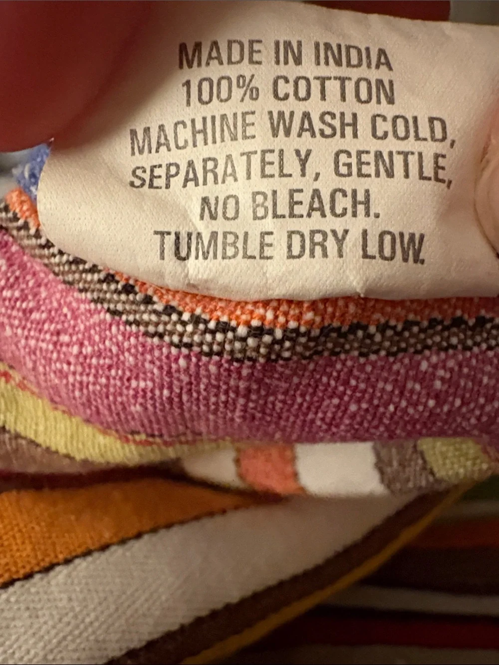 Crate&Barrel “Vibrant Stripe” Apron